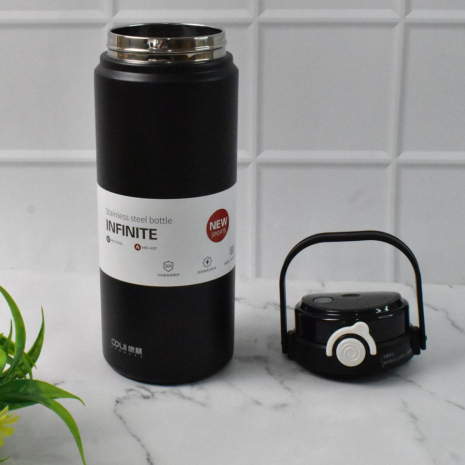 Stainless Steel Insulated Vacuum Bottle (1200ml Approx / Mix Color / 1 Pc)