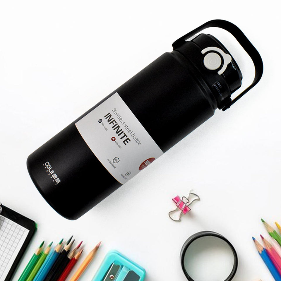 Stainless Steel Insulated Vacuum Bottle (1200ml Approx / Mix Color / 1 Pc)