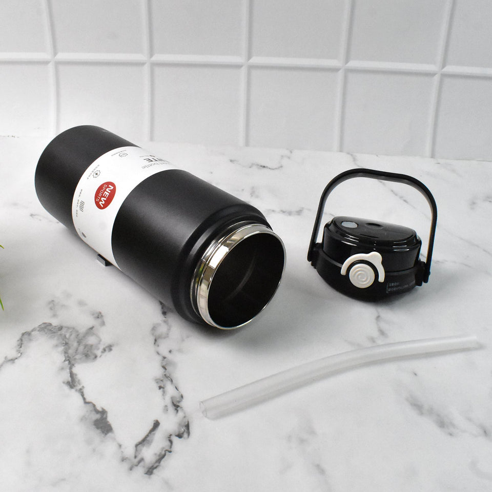 Stainless Steel Insulated Vacuum Bottle (1200ml Approx / Mix Color / 1 Pc)