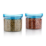 Air Tight & Unbreakable Kitchen Jar Set Food Storage Containers for Dry Fruits, Spices, Snacks, Pulses (2 Pcs Set)