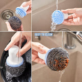5214 Dish Brush Multifunctional Palm Brush For Dish Kitchen Sink Pot Pan - Dish Scrub Brush Small Cleaning Brush Dish Scrubber Brush Cleaning Brushes For Household Use