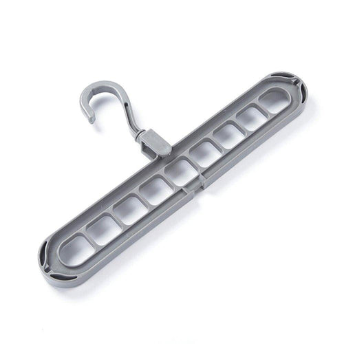 9-Hole Clothes Organizer Hook – Wardrobe & Balcony Hanger