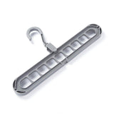 9-Hole Clothes Organizer Hook – Wardrobe & Balcony Hanger