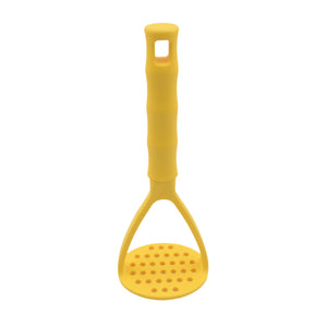 Kitchen Food Masher | Heavy Duty Masher for Fruits, Veggies & Potatoes | Soft Grip Handle (1 Pc)