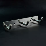 Stainless Steel Wall Mounted Coat 3 Hook Rack (14x3  1 Pc)