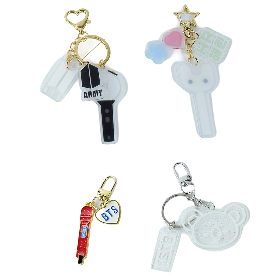 Cute Acrylic And Metal Keychains (1 Pc  Mix Design)
