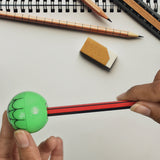 Round Shape Mix Design Pencil Sharpener (1 Pc  Round Shape Mix Design)