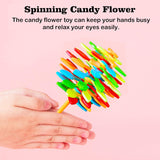 Spin Flower Candy Rotating  Spinning Toy (1 Pc)