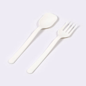 5239 Plastic Forks  Spoon Cutlery-utensils Parties Dinners Catering Services Family Gatherings ( Pack Of 2)