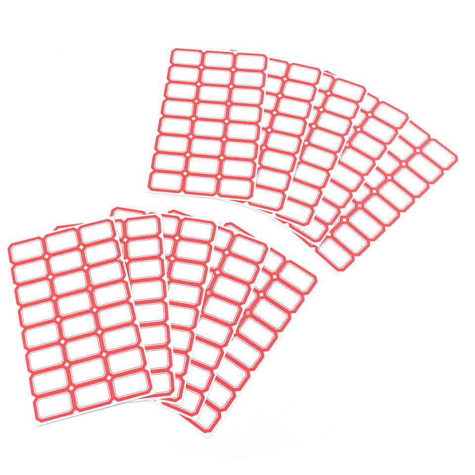 Multipurpose Writable Blank Label Sticker Sheets (1 Sheet)