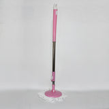 0842 Home Cleaning - Stainless Steel 360 Degree Rotating Pole Microfiber Mop Rod Stick