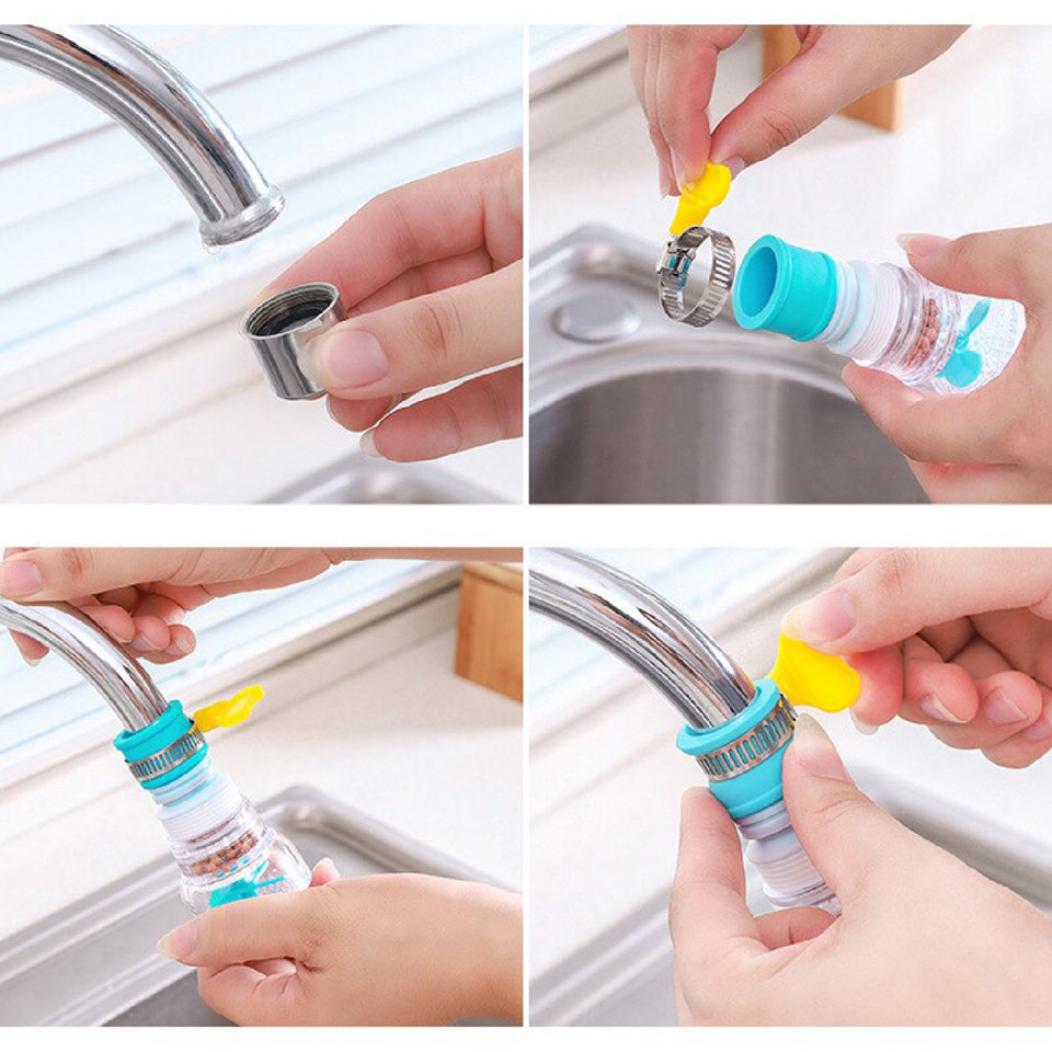 0208l 360 Degree Water Saving Faucet Expandable Water Valve Splash Regulator