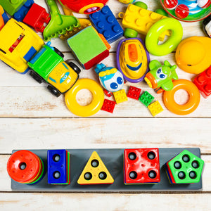 8098 Geometric Brick - 5 Angle Matching Column Blocks For Kids - Preschool Educational Learning Toys.
