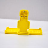 6498 Multi-purpose Wall Holder Stand For Charging Mobile Just Fit In Socket And Hang (Yellow)