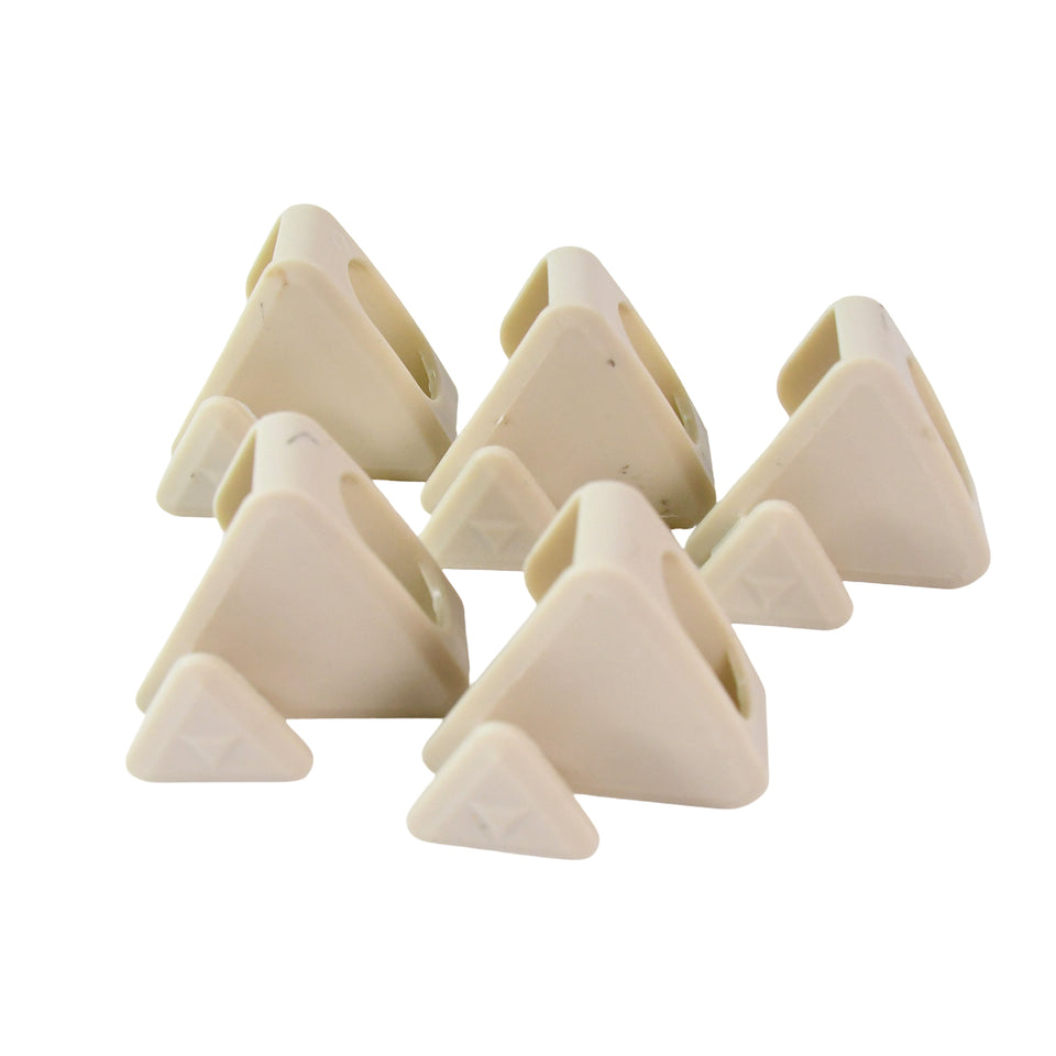 Multi-functional Plastic Triangle Hanger Connector Hooks 5 Pcs Set