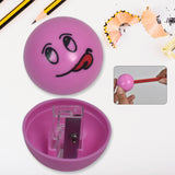 Round Shape Mix Design Pencil Sharpener (1 Pc  Round Shape Mix Design)