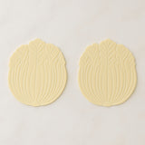 Silicone Leaf Design Coaster Set (2 Pc)