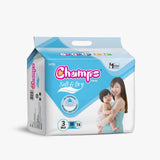 0959 Champs Soft And Dry Baby Diaper Pants 74 Pcs (Medium Size  M74)