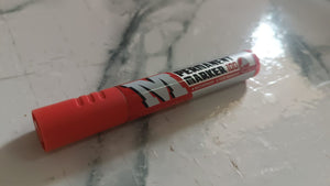 Marker Red Ink Bold Tip Quick-dry Alcohol-bqased Marker (1 Pc)