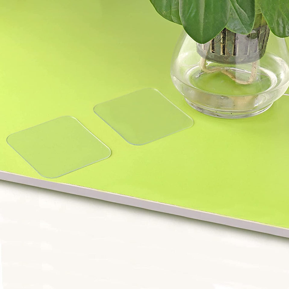 1777 New Double Side Tape Sticker Strong Waterproof Wall Indoor Nano Adhesive No Trace Gel Clear Industrial Multipurpose Removable Use For Bedroom Home Kitchen Hotel (0.6mmx1pc)