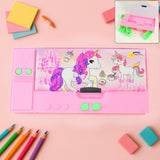 4569 Multi Purpose Gadget Jumbo Pencil Box Compass With Calculator Jumbo 2 Side Slot Geometry Box Compass Use School  Traveling  Studio