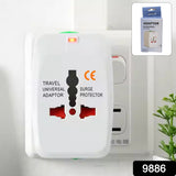Universal Travel Adapter With Dual Usb Charger Ports - International Multipurpose