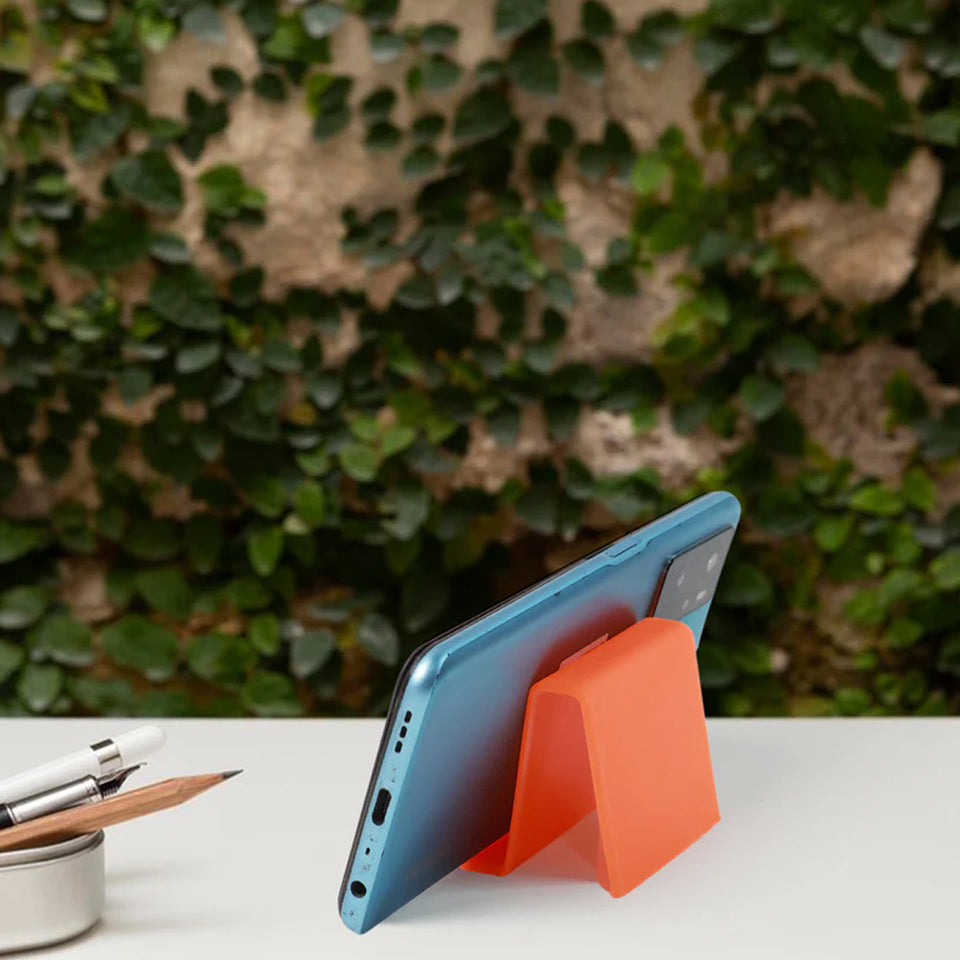 Durable Plastic Mobile Phone Stand With Angled Support (2 Pc  Mix Color)