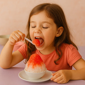 Manual Ice Crusher  Snow Cone Maker With Hand Crank