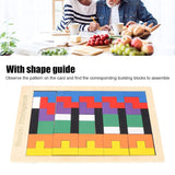 4296 Wooden Blocks Puzzle Childrens Educational Toys Russian Block Block Puzzle For Early Childhood Education And Relaxing Brain Toys Help Prevent