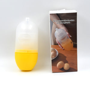 7156a Manual Egg Puller Scrambler Household White Egg Yolk Mixer Kitchen Tool Mix Manual Scrambler Convenient Without Breaking Eggs.