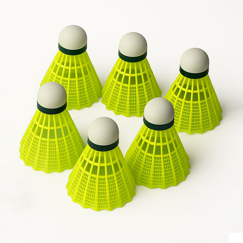 Durable Feather Shuttlecock (6 Pcs Set)