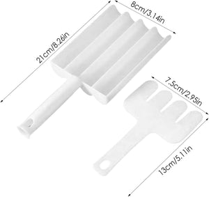 5913a Small Multifunction Fritters Maker - Creative Fritters Scoop Multi-function Ball Maker  Portable Maker For Making Cake Balls Ice Cream Spoon Doughnut Hand Cutting Scoop(2pc Set)