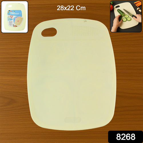 Multipurpose Plastic Chopping Board For Kitchen Use  28x22 Cm (1 Pc)
