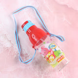 0273 Plastic Tranparent Sports Insulated Water Bottle With Dori  Straw Easy To Carry High Quality Water Bottle Bpa-free  Leak-proof For Kids School For Fridge Office Sports School Gym Yoga (1 Pc 800ml)