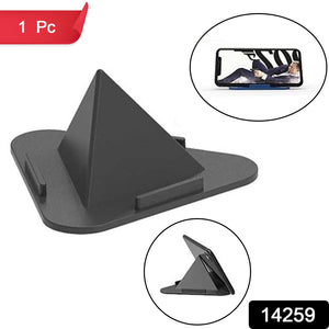 Pyramid Black Mobile Stand With 3 Different Inclined Angles