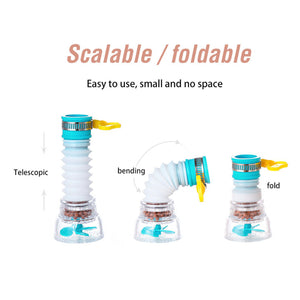 0208l 360 Degree Water Saving Faucet Expandable Water Valve Splash Regulator