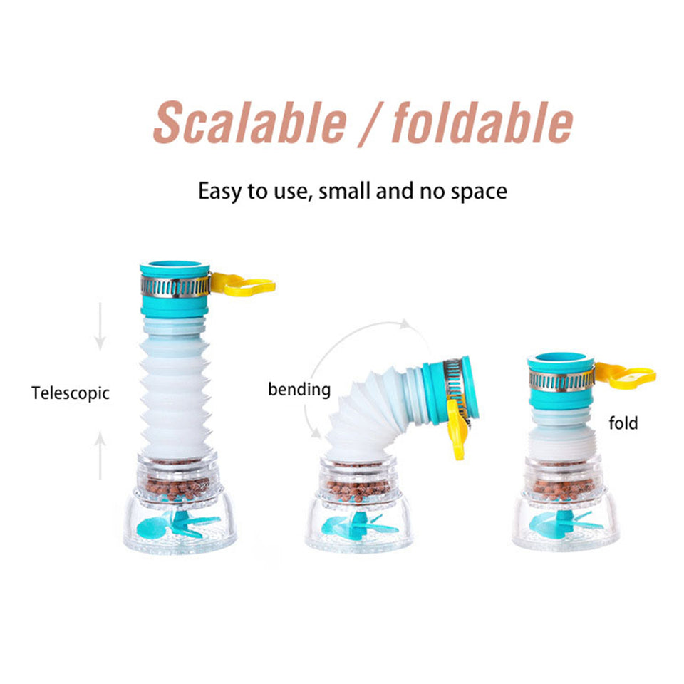 0208l 360 Degree Water Saving Faucet Expandable Water Valve Splash Regulator