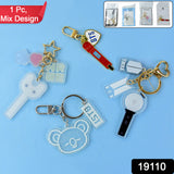 Cute Acrylic And Metal Keychains (1 Pc  Mix Design)